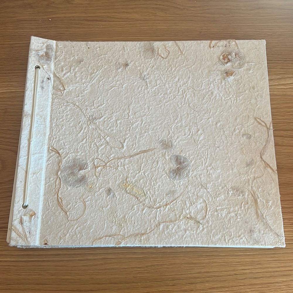 Large-Format Handmade Scrapbook